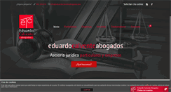 Desktop Screenshot of eduardocalventeabogados.com